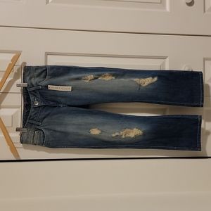 Alice & Olivia by Stacey Bendet Cropped Destroyed Jean's Size 28